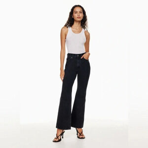 Aritzia Black Flare & Wide Leg Jeans